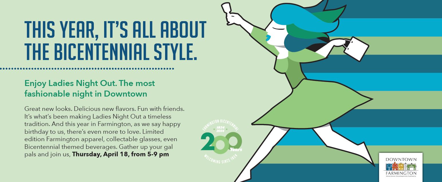 Head to Downtown Farmington for Ladies Night Out!