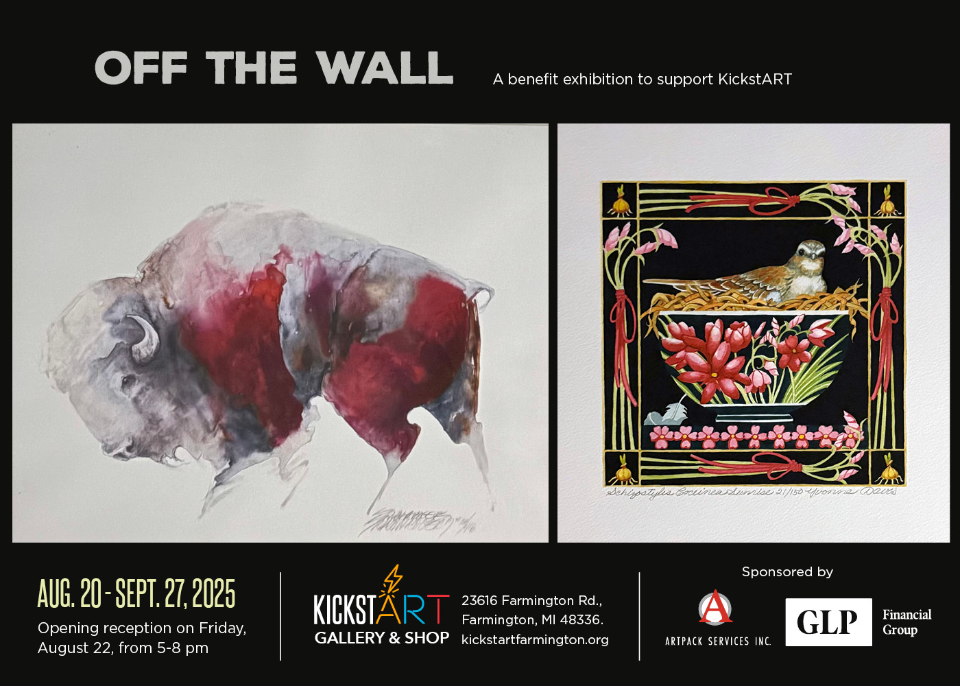 Take Art OFF the WALL at KickstART’s New Exhibition!