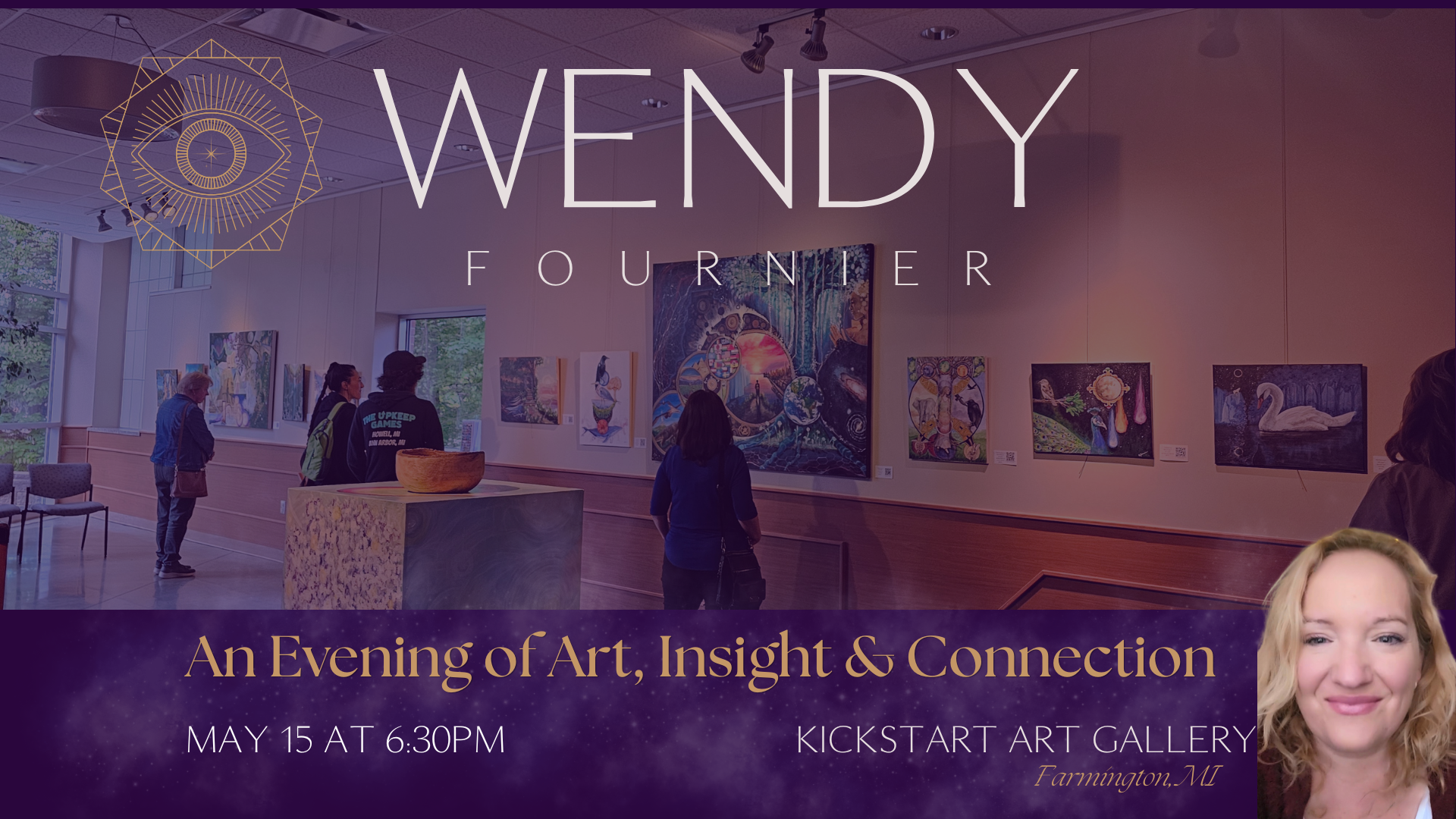 An Evening of Art, Insight & Connection | May 15 @ 6:30 PM